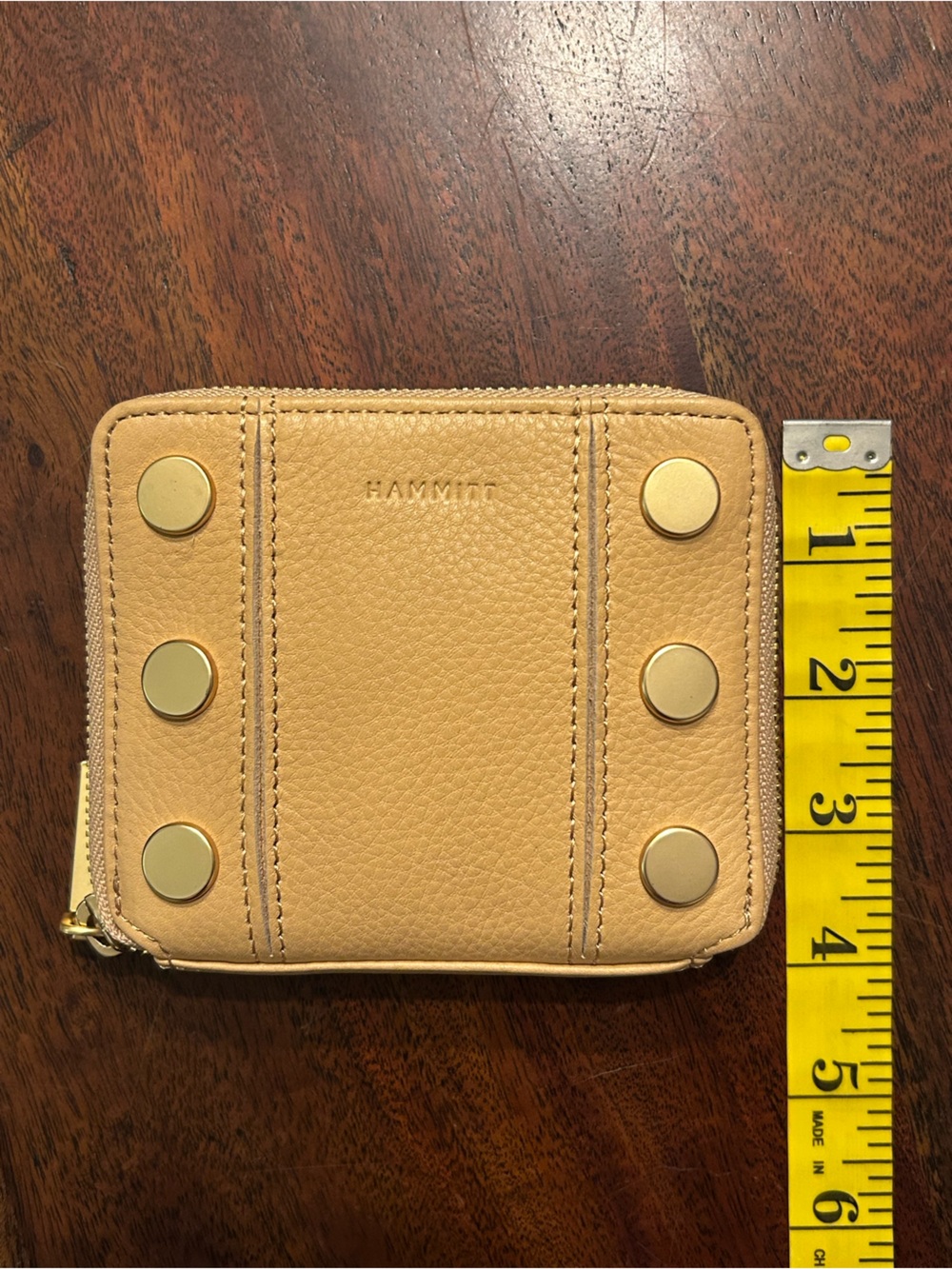 Hammitt Five North Wallet — Biscotti Tan & Gold Hardware — New Without Tags - Picture 11 of 11